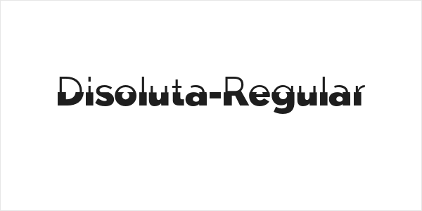 Disoluta-Regular Logo
