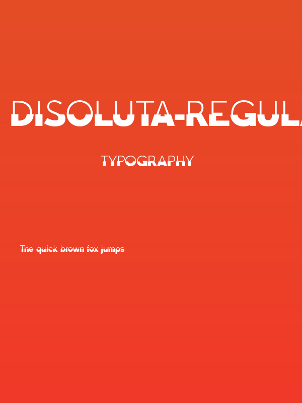 Disoluta-Regular Poster