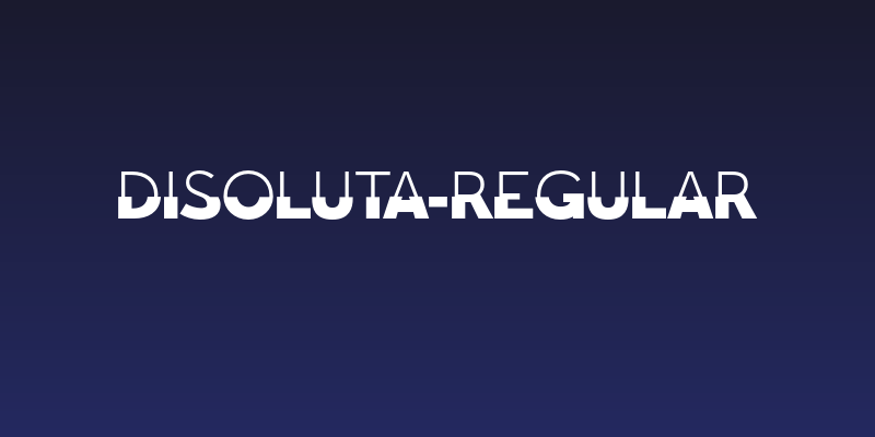 Disoluta-Regular Social Header