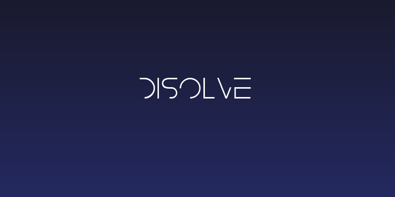 Disolve Social Header