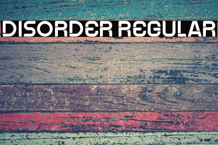 Disorder Regular Example 3