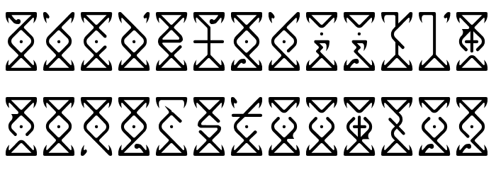 Disorganized Cockroach Font LOWERCASE