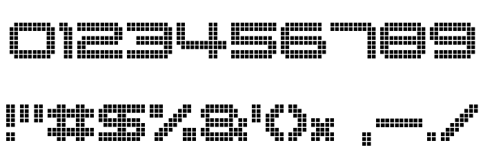 Disorient Pixels Regular Font OTHER CHARS