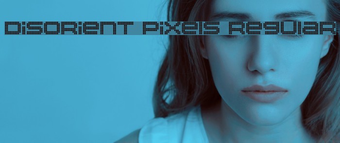 Disorient Pixels Regular Font examples