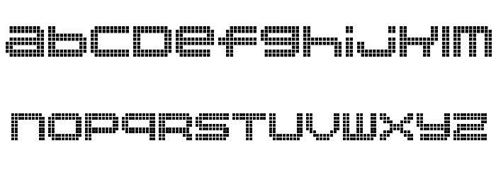 Disorient Pixels Regular Font LOWERCASE