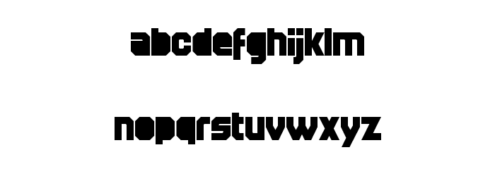 Disparador Filled Regular Font LOWERCASE