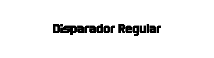 Disparador Regular Font