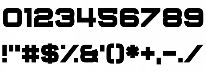 Dispence Font OTHER CHARS