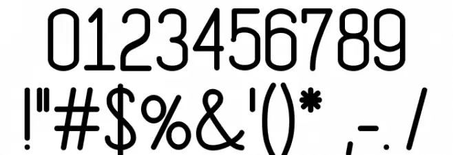 Dispensations Font OTHER CHARS