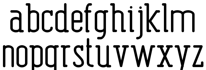 Dispensations Font LOWERCASE