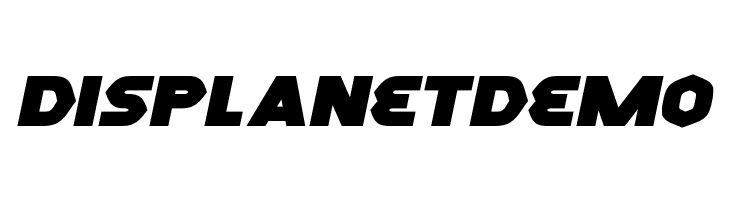 DisplanetDemo  font caratteri gratis