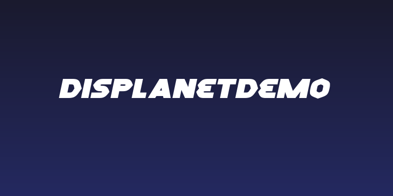 DisplanetDemo Social Header