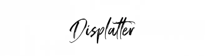 Displatter  免费字体下载
