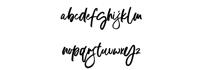 Display Clean Font LOWERCASE