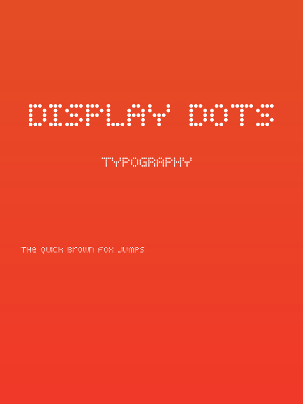 Display Dots Poster