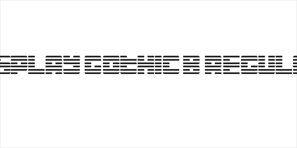 Display Gothic B Regular Logo