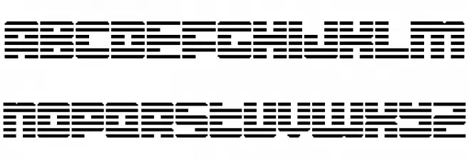 Display Gothic B Regular 字体 小写