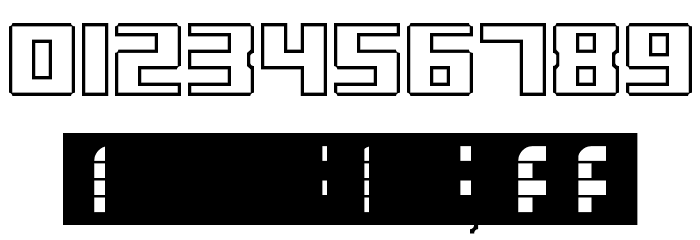 Display Gothic C Regular Font OTHER CHARS