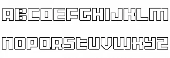 Display Gothic C Regular Schriftart Groß