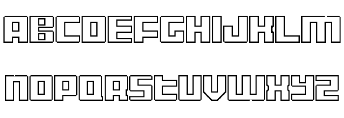 Display Gothic C Regular Font LOWERCASE