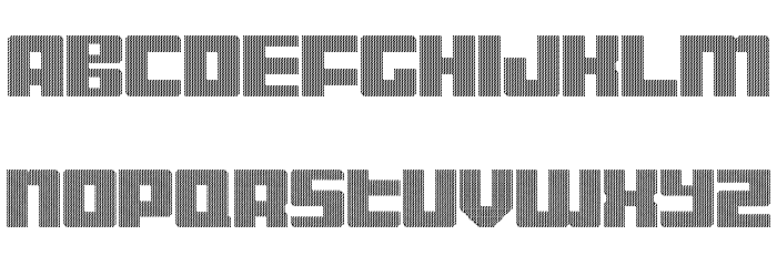 Display Gothic D Regular フォント 小文字