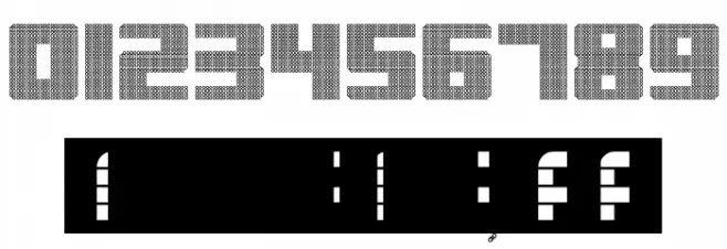 Display Gothic E Regular Font OTHER CHARS