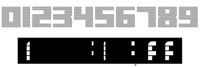 Display Gothic F Regular Font OTHER CHARS