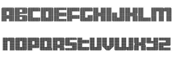 Display Gothic G Regular Font LOWERCASE