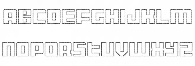 Display Gothic H Regular Polices MAJUSCULES