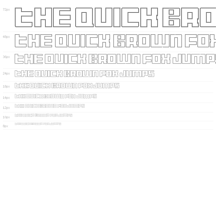 Display Gothic H Regular Waterfall