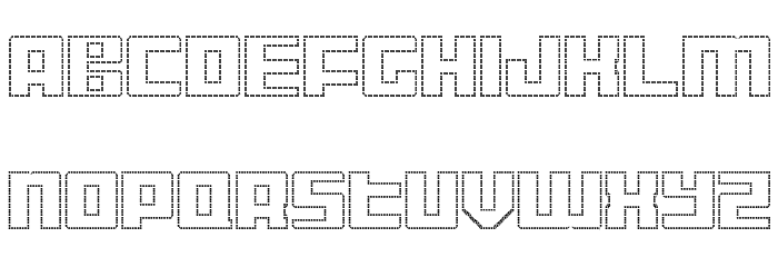 Display Gothic H Regular Font LOWERCASE