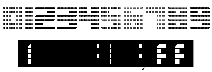 Display Gothic J Regular Font OTHER CHARS