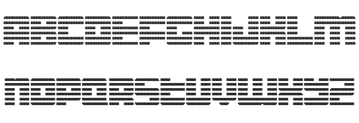 Display Gothic K Regular Font LOWERCASE