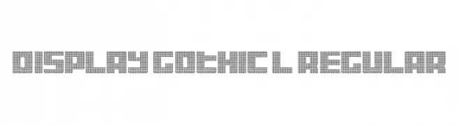 Display Gothic L Regular  لخطوط تنزيل