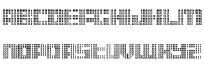 Display Gothic L Regular Font LOWERCASE