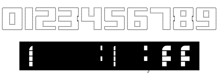 Display Gothic M Regular Font OTHER CHARS
