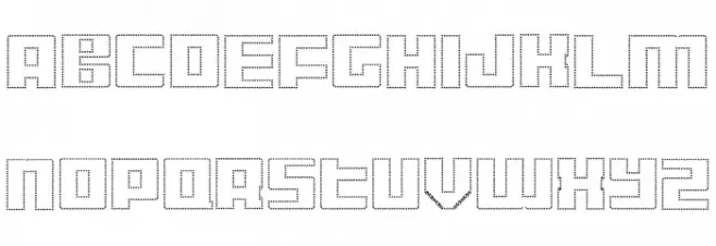 Display Gothic M Regular Schriftart Groß