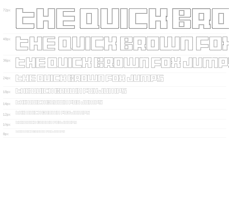 Display Gothic M Regular Waterfall