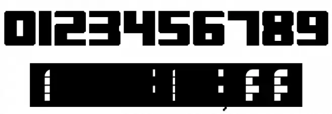 Display Gothic Regular Font OTHER CHARS