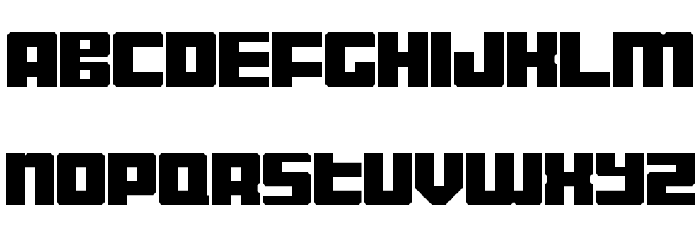 Display Gothic Regular Font LOWERCASE