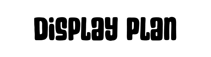 Display Plan  font caratteri gratis