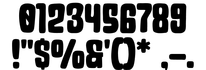 Display Plan Font OTHER CHARS
