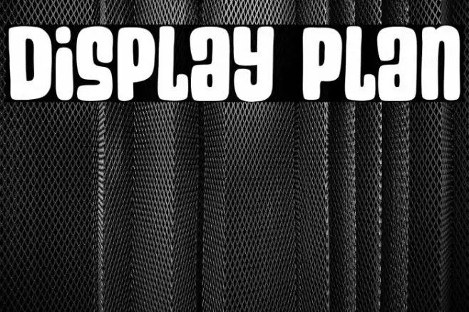 Display Plan خط examples