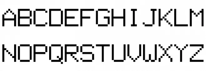 Display Regular 字体 大写