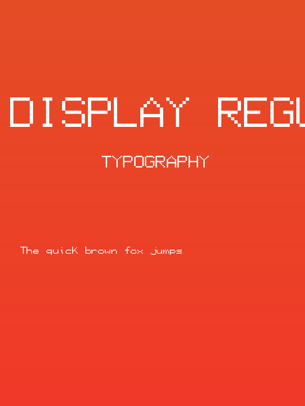 Display Regular Poster