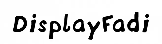 DisplayFadi  免费字体下载