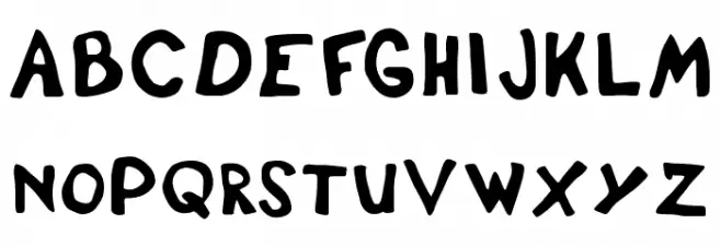 DisplayFadi Шрифта ВЕРХНИЙ