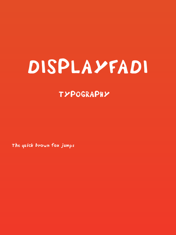 DisplayFadi Poster