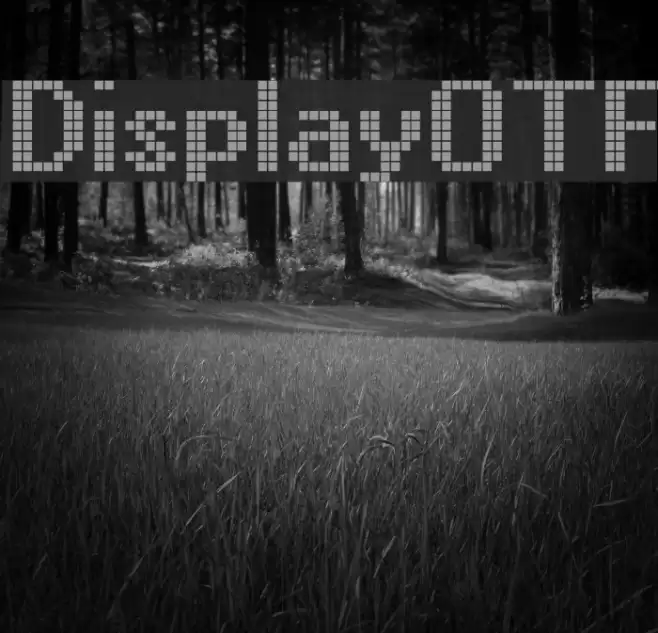 DisplayOTF Font examples