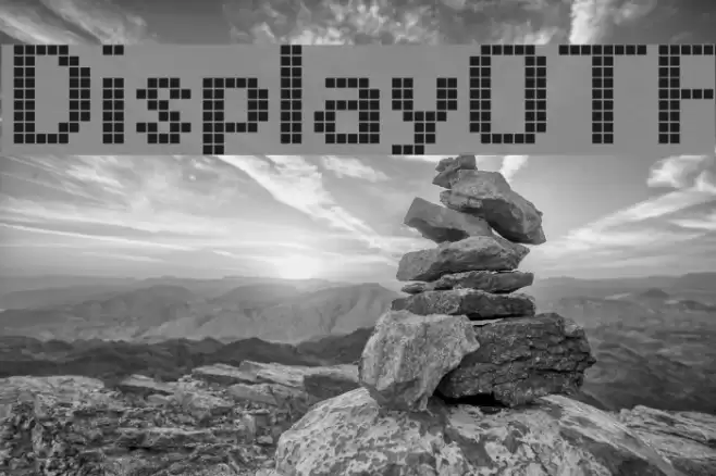 DisplayOTF Font examples